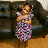 Afro Pink Baby Doll Dress