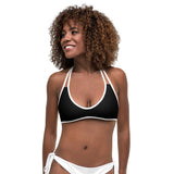 Fire Red Reversible  Bikini Top