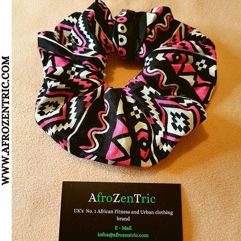 Afro Pink Scrunchies