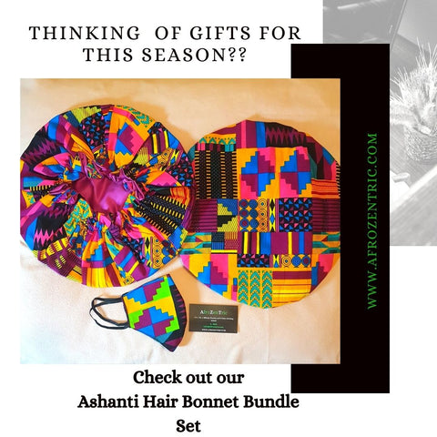 Ashanti Hair Bonnet Bundle Set