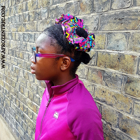 Pink Kandi Scrunchies