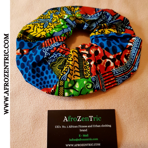 Royal Blue Scrunchies