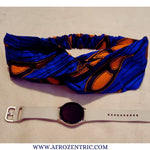 Blue Ankara Headband