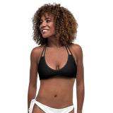 Fire Red Reversible  Bikini Top