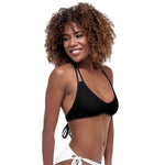Fire Red Reversible  Bikini Top
