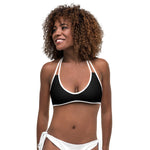 Fire Red Reversible  Bikini Top