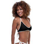 Fire Red Reversible  Bikini Top