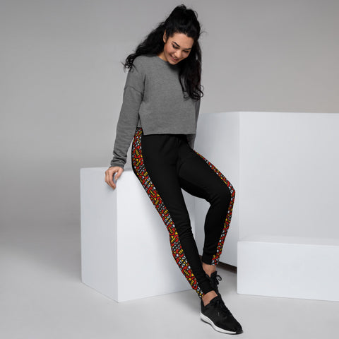 Fire Red Joggers
