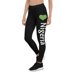 I Love Nigeria (Green) Leggings