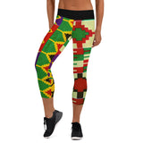 Kente Capri Leggings