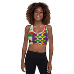 Kente Padded Sports Bra